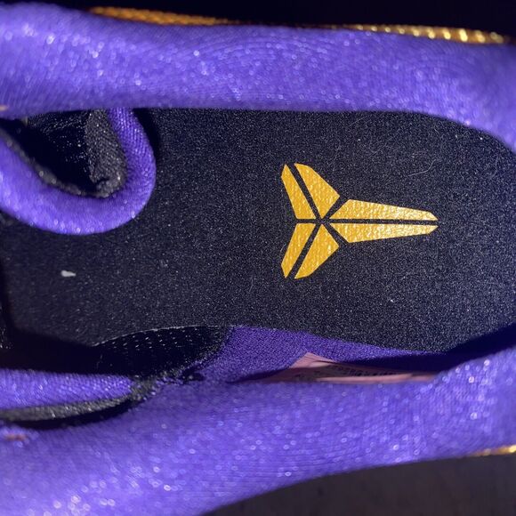 Nike Zoom Kobe 5 Protro Sneaker GS Size 5Y‎ Black LAKERS Basketball 386647-071 - Picture 11 of 12